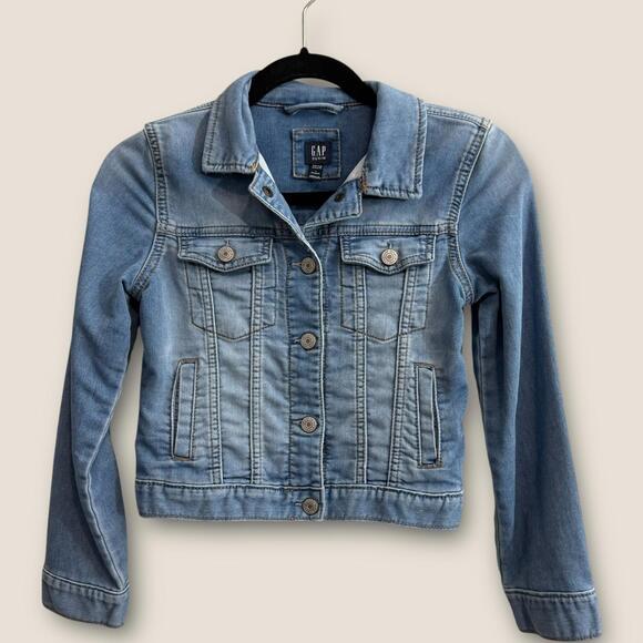GAP Other - GAP Denim Girl's Size Large Light Blue Denim Jacket